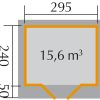 Weka design faház 126.3024 alaprajza