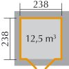 Weka faház 177.3838. alaprajza