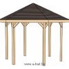 Hatszögletű pavilon