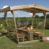 Pavilon fedett pad Weka 662