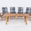 6 személyes fa kerti bútor Relax