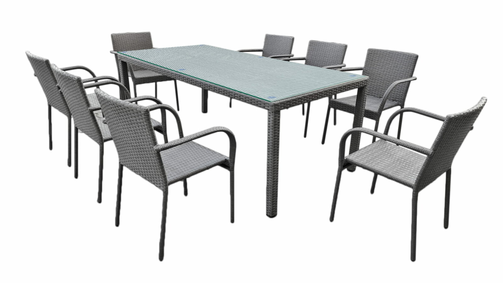 Rattan kerti bútor Sottile szürke