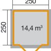 Szerszámtároló Weka faház alaprajz 112