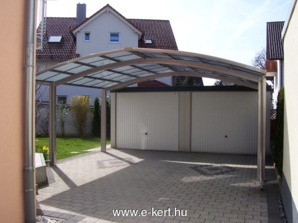 Fém garázs dupla Carport