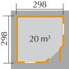 Ötszögletű faház alaprajz 149.3030.00.00