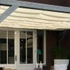 Pergola terasz tető harmonika árnyékolóval