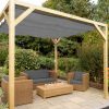 Árnyékolás elhúzható pergola tetővel