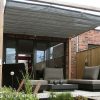 Pergola terasz tető harmonika árnyékolóval 4