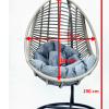 Bellissimo rattan függőfotel párnával