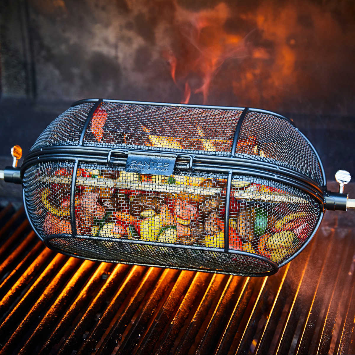 Grillkosár-köret-grillezéshez