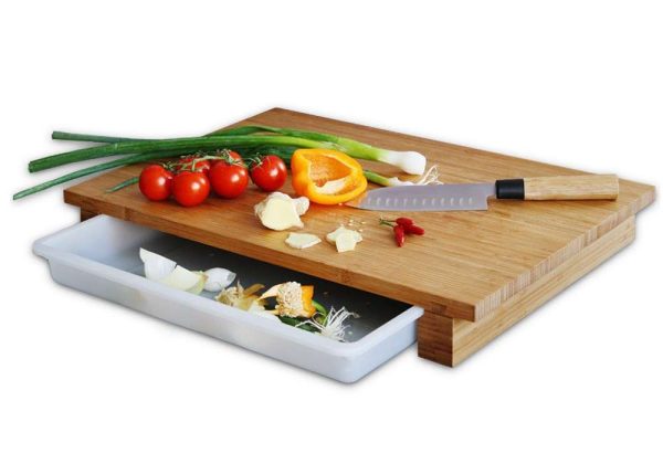 Bambusz vágódeszka grill kiegészítő