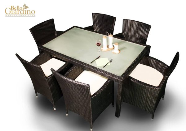 Rattan kerti bútor fotelekkel