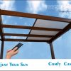 Terasztető pergola árnyékoló