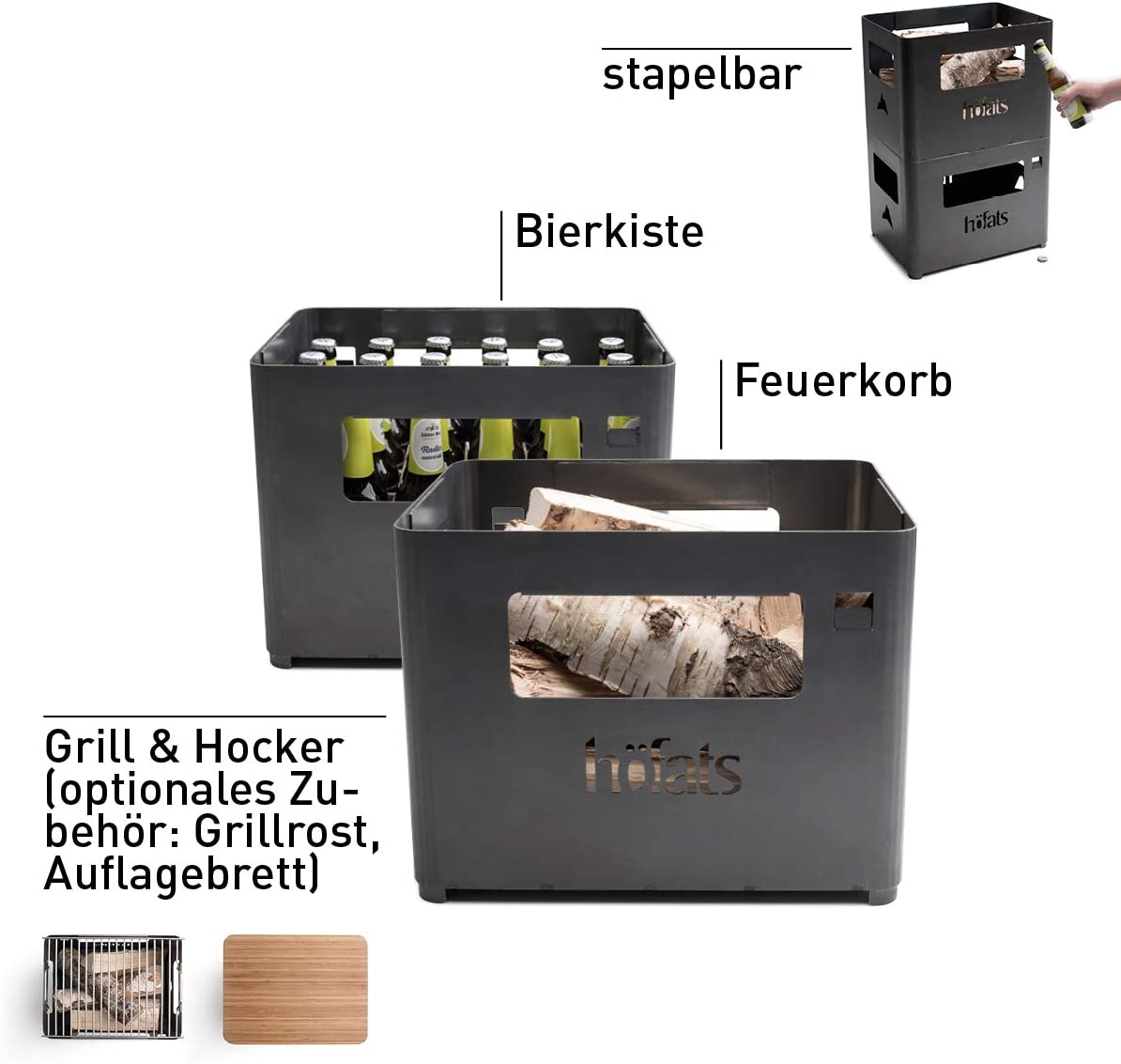 Hordozható_grill_sörösrekesz_tűzrakóhely_HöfatsBeerBox