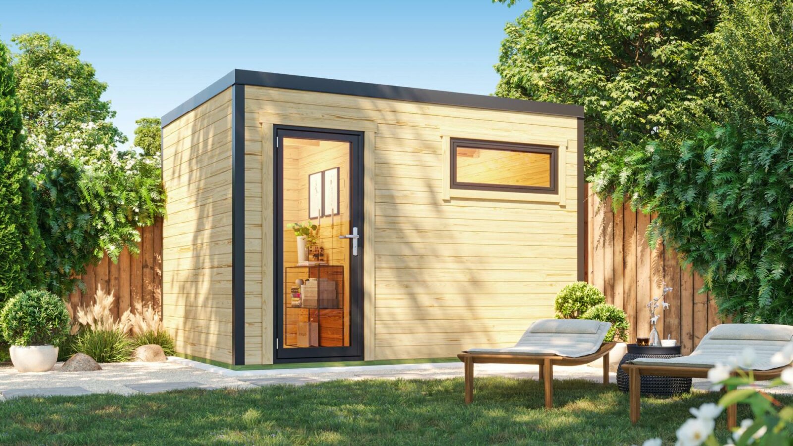 Minimalista faház Weka S445