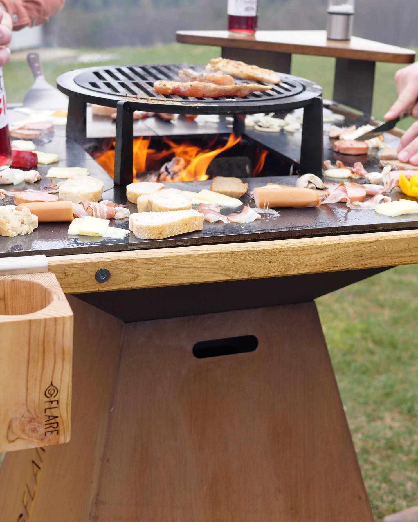 Kerti grill faszenes BBQ