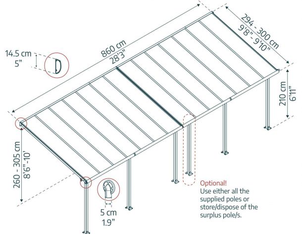 Terasztető_építés_Canopia_Olympia_3x8.6